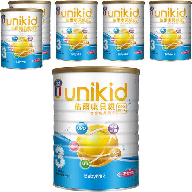 BabyMik 佑爾康貝親 OPO Plus幼兒成長配方, 850g, 6罐