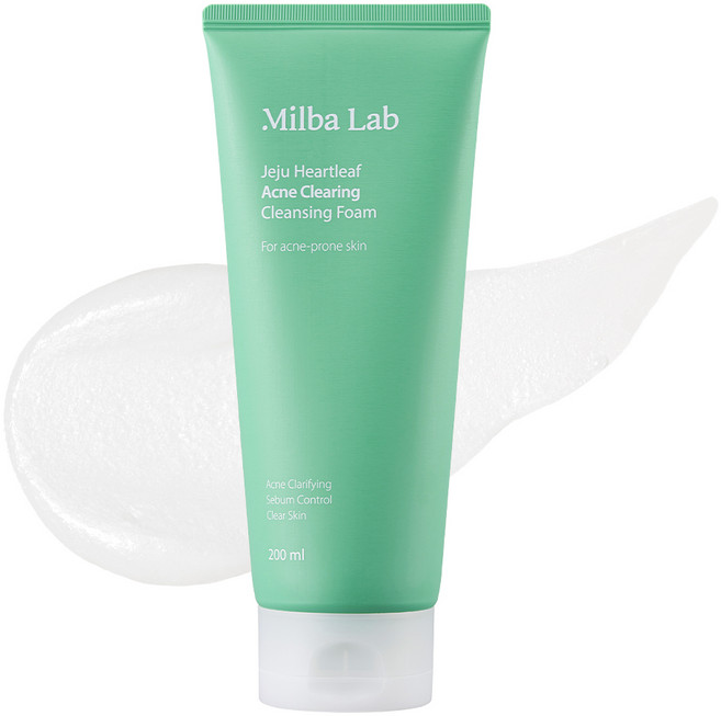 [비건뷰티] 밀바랩 어성초 여드름 완화 클렌징폼, 1개, 200ml