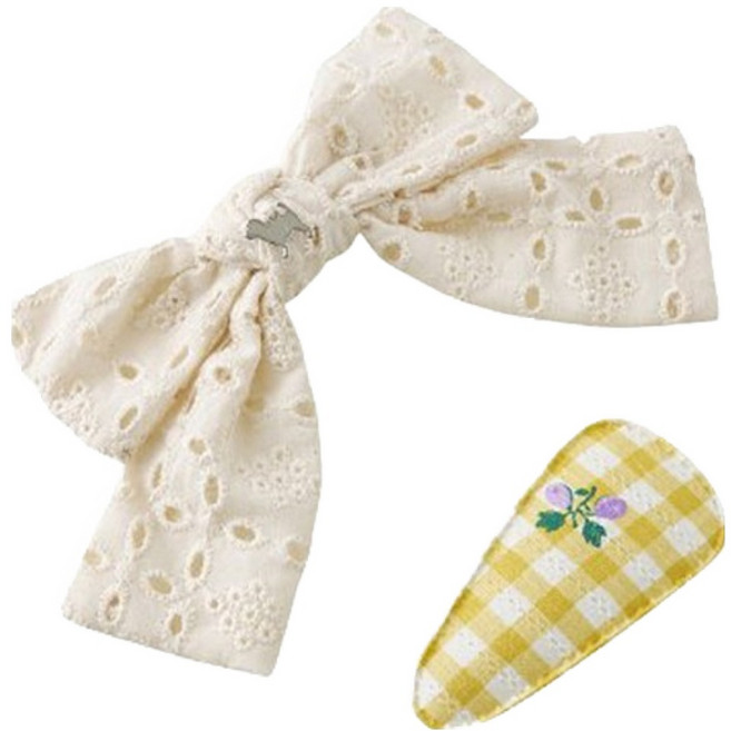 BLUEDOG 女童鏤空髮夾組