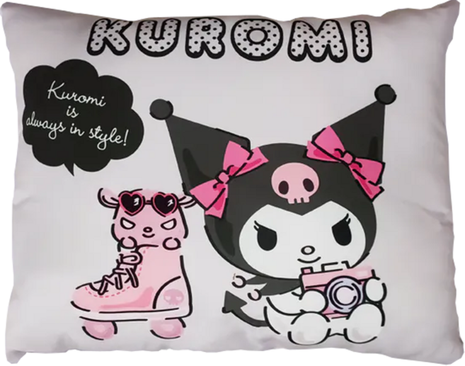 Sanrio 三麗鷗 酷洛米長方型抱枕, 溜冰時間 白色