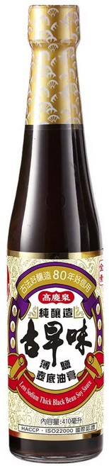 高慶泉 古早味薄鹽壺底油膏, 410ml, 1瓶