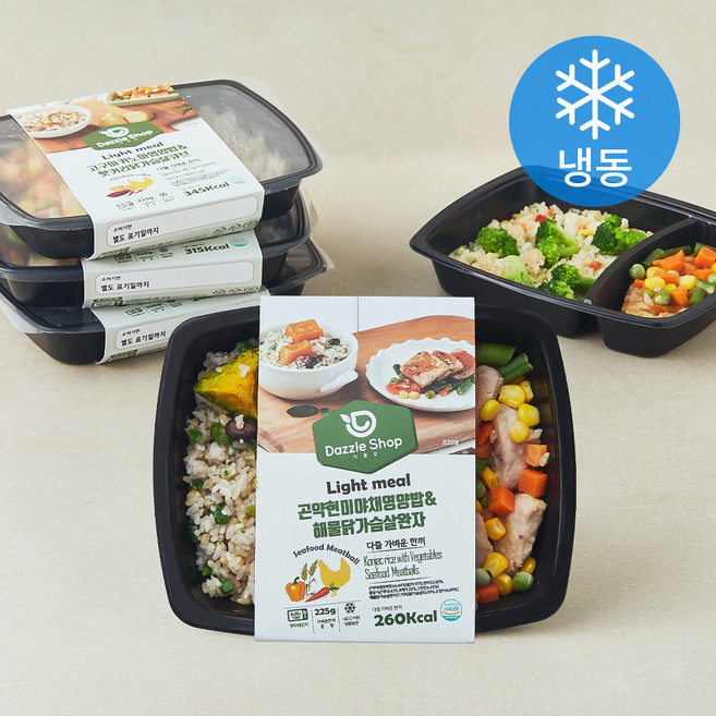 다즐샵 가벼운 5종 세트 (냉동), 1.125kg, 1세트