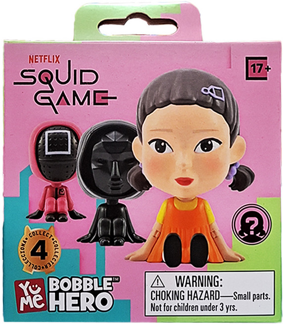 YU ME 魷魚遊戲盲盒 晃動公仔, 1盒