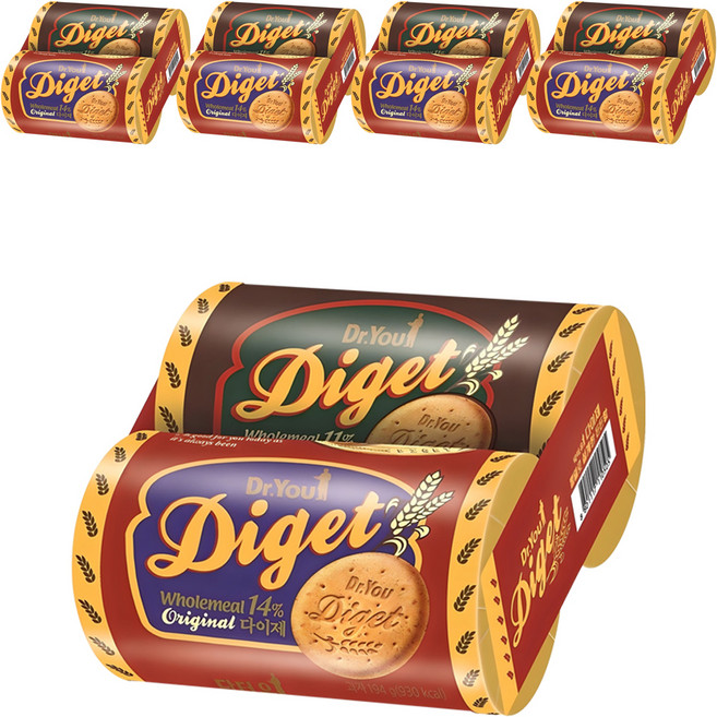 닥터유 다이제 초코 225g +오리지널 194g, 419g, 5개