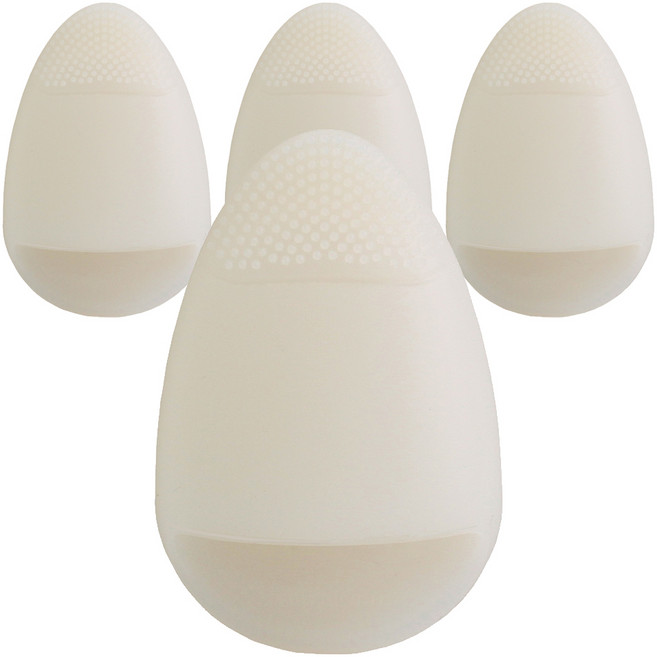 실리만 국내생산 실리콘 세안 솔 코튼베이지, 4개