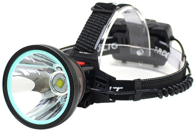 미나티 XHP90.2 충전식 LED 헤드랜턴 J72 단품, 블랙, 1세트