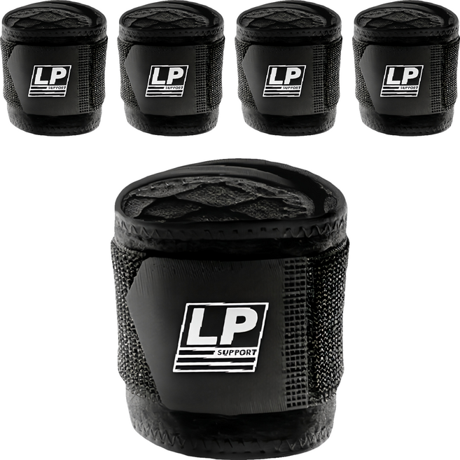 LP SUPPORT 高透氣可調式護腕 753CAR1-BK-F, 5個