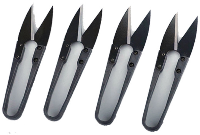 에이비엠코리아 쪽가위 10.5cm, 혼합색상, 4개