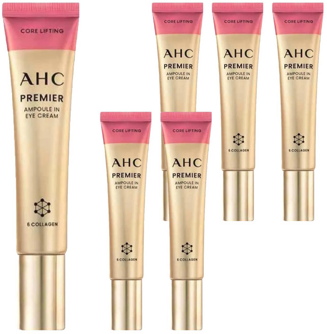 AHC 大馬士革玫瑰全臉六角修護緊緻眼霜, 12ml, 6條