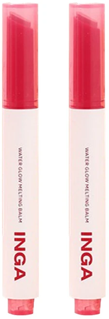 잉가 워터 글로우 멜팅 밤, 피그 주스, 1.8g, 2개 - 쿠팡