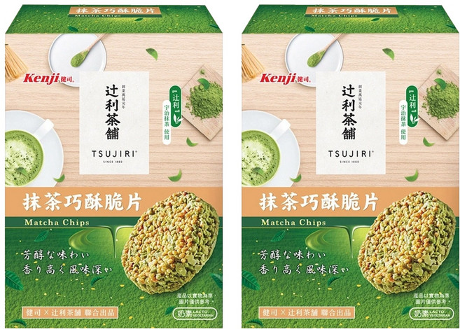 Kenji 健司 抹茶巧酥脆片 8入, 176g, 2盒