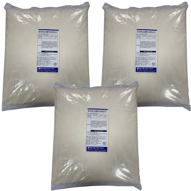 태원식품 프리믹스 웨이브 파우다, 5kg, 3개