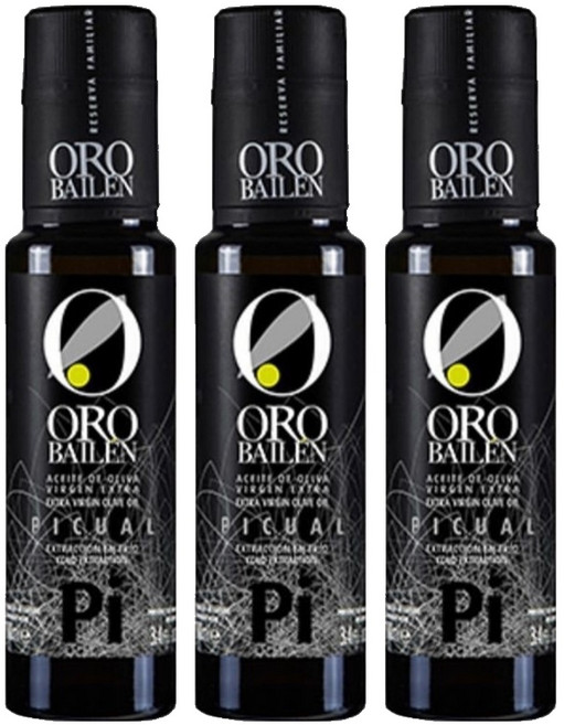 오로바일렌 피쿠알 엑스트라버진 올리브오일, 100ml, 3개