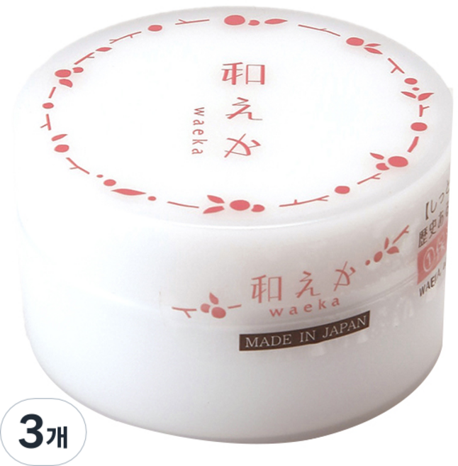제이케이네트웍스 일본 와에카 올인원 보습크림, 60g, 3개