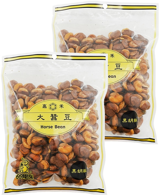 嘉禾牌 大蠶豆 黑胡椒, 400g, 2包