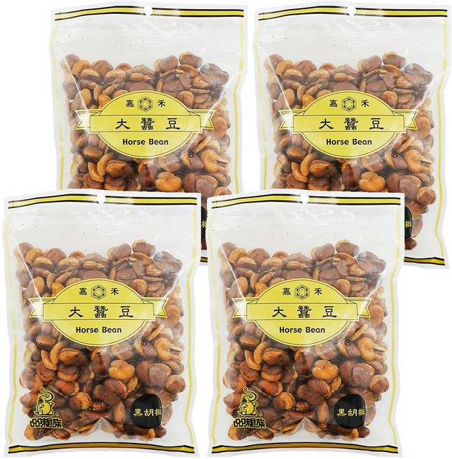 嘉禾牌 大蠶豆 黑胡椒, 400g, 4包