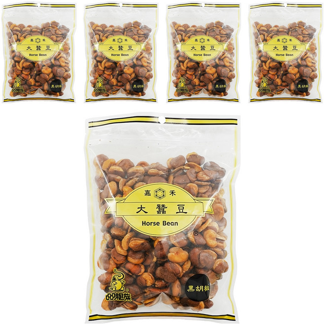 嘉禾牌 大蠶豆 黑胡椒, 400g, 5包