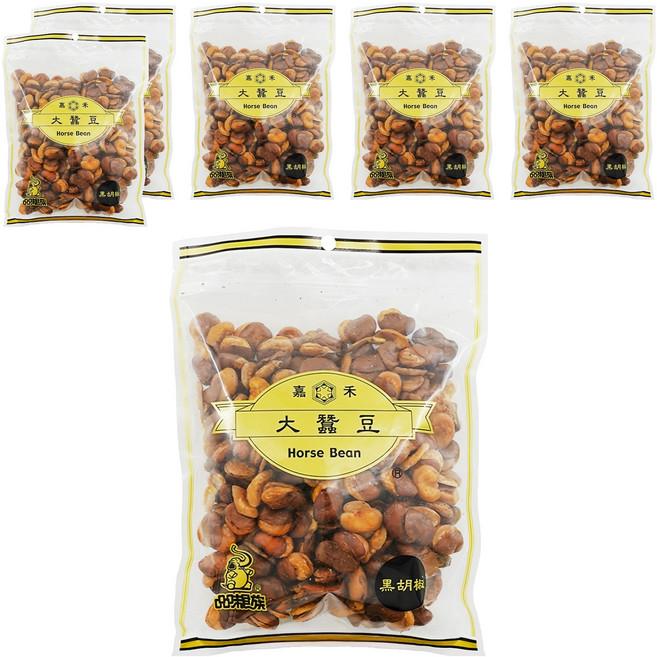 嘉禾牌 大蠶豆 黑胡椒, 400g, 6包