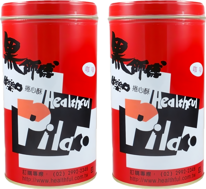 Healthful 黑師傅 捲心酥 咖啡, 400g, 2罐