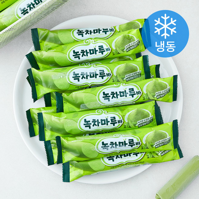 해태아이스 녹차마루바 (냉동), 70ml, 1개입, 40개