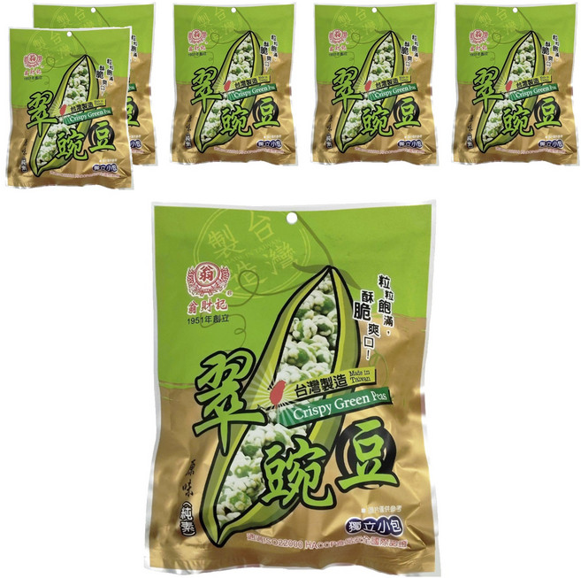 翁財記 翠豌豆, 170g, 6袋