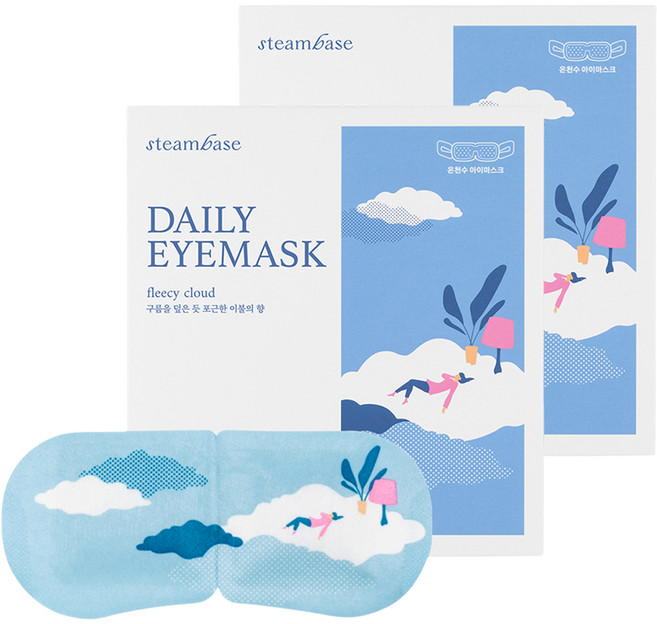 스팀베이스 데일리 아이마스크 구름이불향, 5개입, 2개