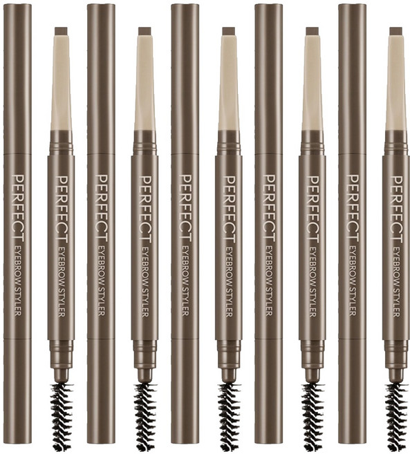 미샤 퍼펙트 스타일러 아이브로우 오토펜슬 0.15g, 브라운, 5개