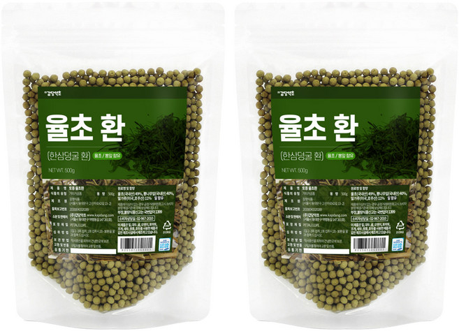 갑당약초 율초 환, 2개, 500g