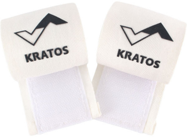 크라토스 손목붕대 보호대 2p 세트, 화이트, 1세트