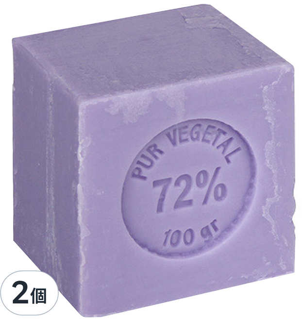 Theophile Berthon 方塊馬賽皂 薰衣草香, 100g, 2個