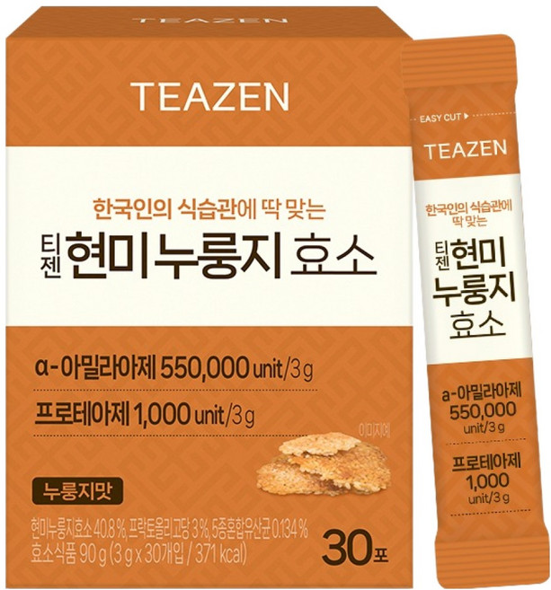 티젠 현미 누룽지 효소 30개입, 90g, 1개