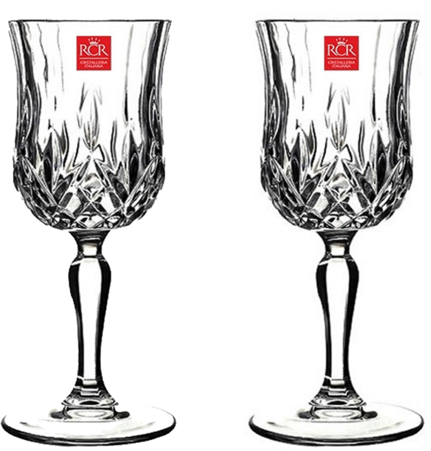 RCR 歌劇水晶玻璃酒杯, 230ml, 2個
