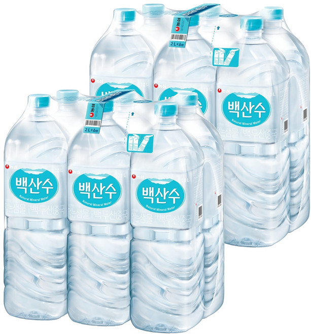 백산수, 2L, 12개