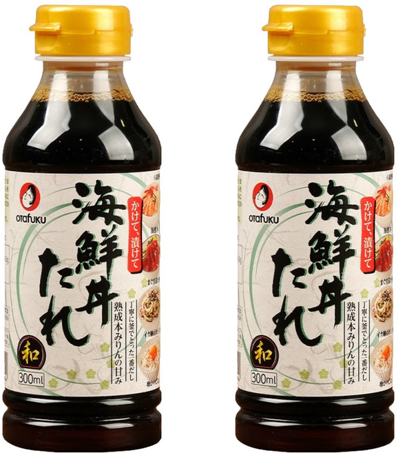 오타후쿠 카이센동용 타레 해산물 돈부리 덮밥 소스, 300ml, 2개