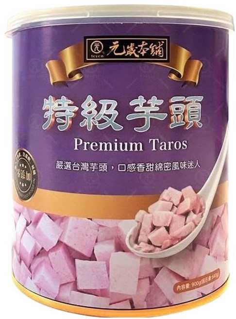 元歲本舖 特級芋頭, 900g, 1罐
