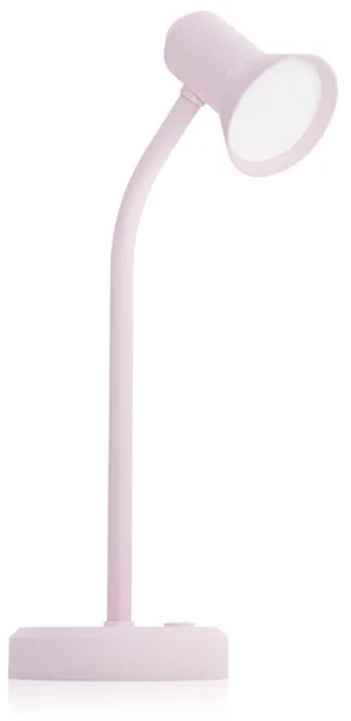 Aiwa 愛華 LED 軟管檯燈 LD-404 3000K 暖色光 USB Type-C 插頭 即插即用, 粉紅色