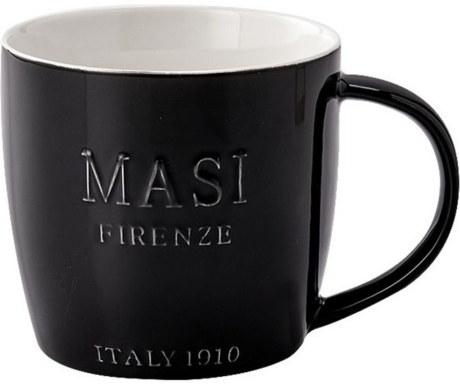 마시피렌체 벤티 머그 670ml, 블랙, 1개