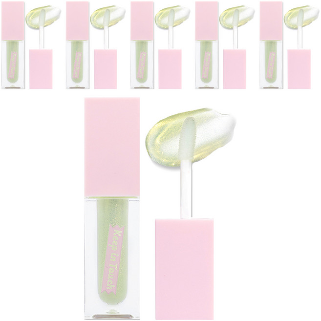 [비건뷰티] 키핀터치 젤리 립 플럼퍼 틴트, 트윙클라임, 6개