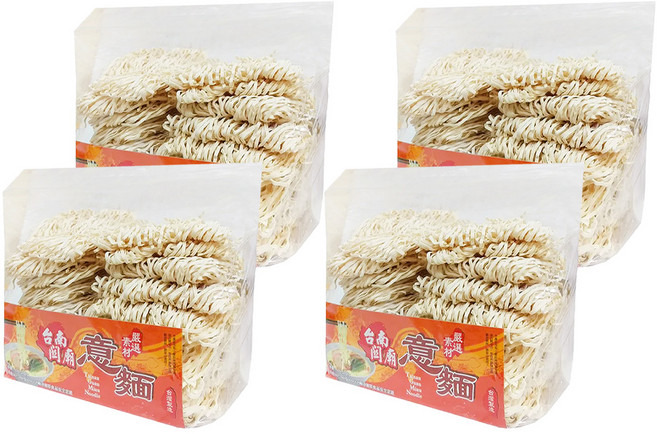 忠義 台南關廟意麵, 1kg, 4袋