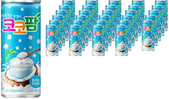 코코팜 화이트 요구르트, 240ml, 30개