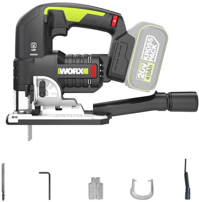WORX 威克士 KC認證 充電式線鋸 裸機 20V WU550.9, 1個, 主產品