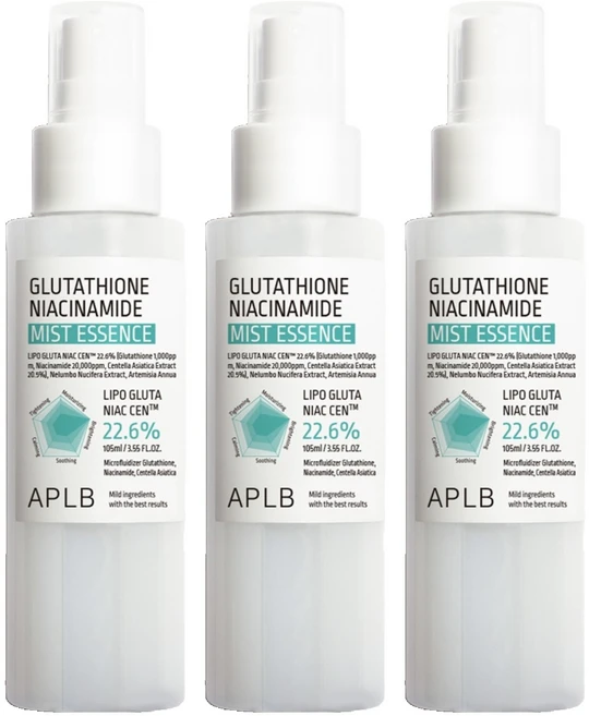 APLB 글루타치온 나이아신아마이드 미스트 에센스, 105ml, 3개 - 쿠팡
