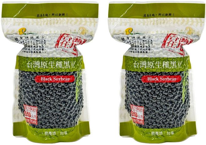 超賀 原生種黑豆, 550g, 2包