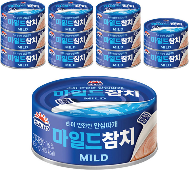 사조참치 마일드, 135g, 12개