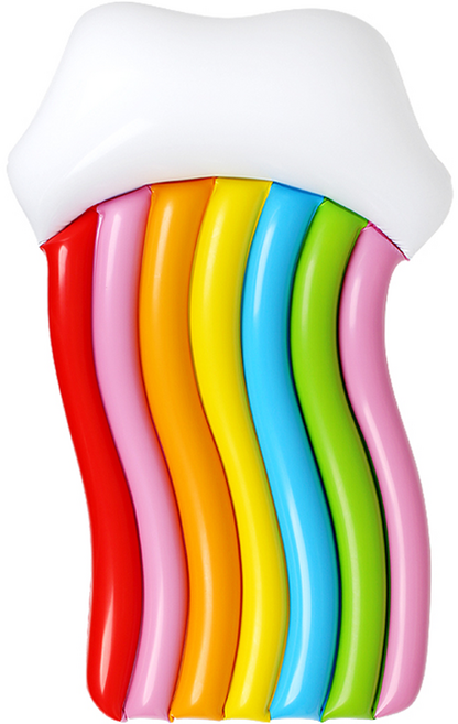 써니워터 무지개 매트 튜브 170cm, 1개