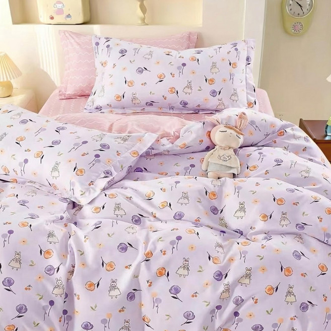 A-ONE 雪紡棉被套床包組 台灣製