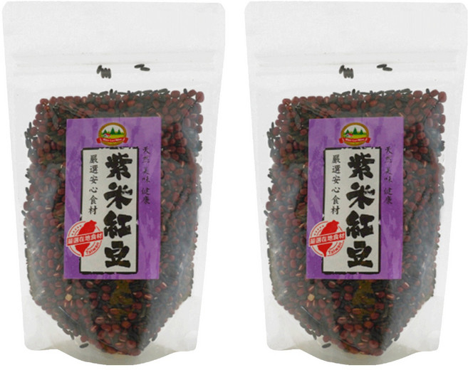 WON LAI WON 旺來旺 紫米紅豆, 400g, 2包