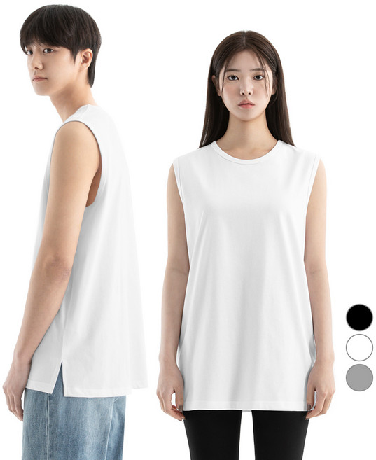 네이븐 20수 트임 레이어드 나시 NA2SLT