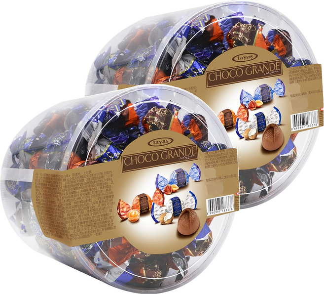 tayas 格蘭德綜合味可可製品, 1kg, 2罐