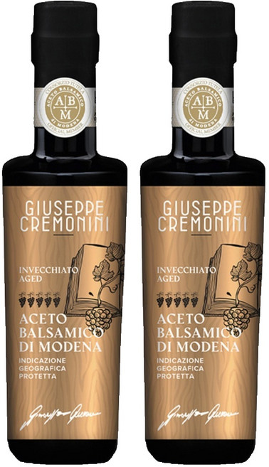 쥬세페크레모니니 모데나 발사믹 식초 5그레이프 에이지, 250ml, 2개